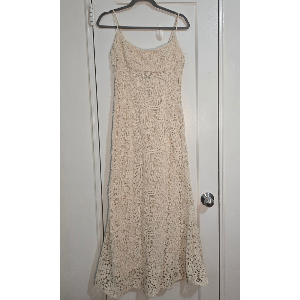 NWT Bardot Adoni Crochet Midi Dress